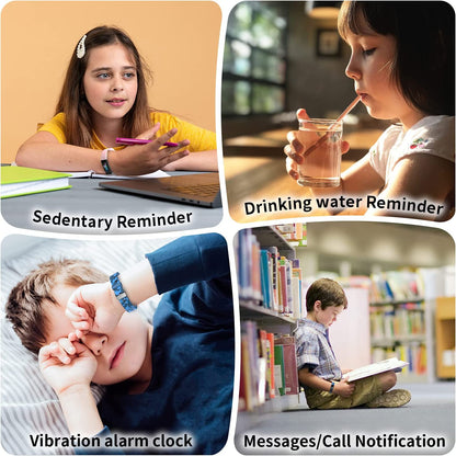 Kids Watch Fitness Tracker, Fitness Watches for Kids, Activity Tracker with Pedometers, Stopwatch, IP68 Waterproof, 11 Sport Modes Smart Watch for Kids Age 6-16 Years Old