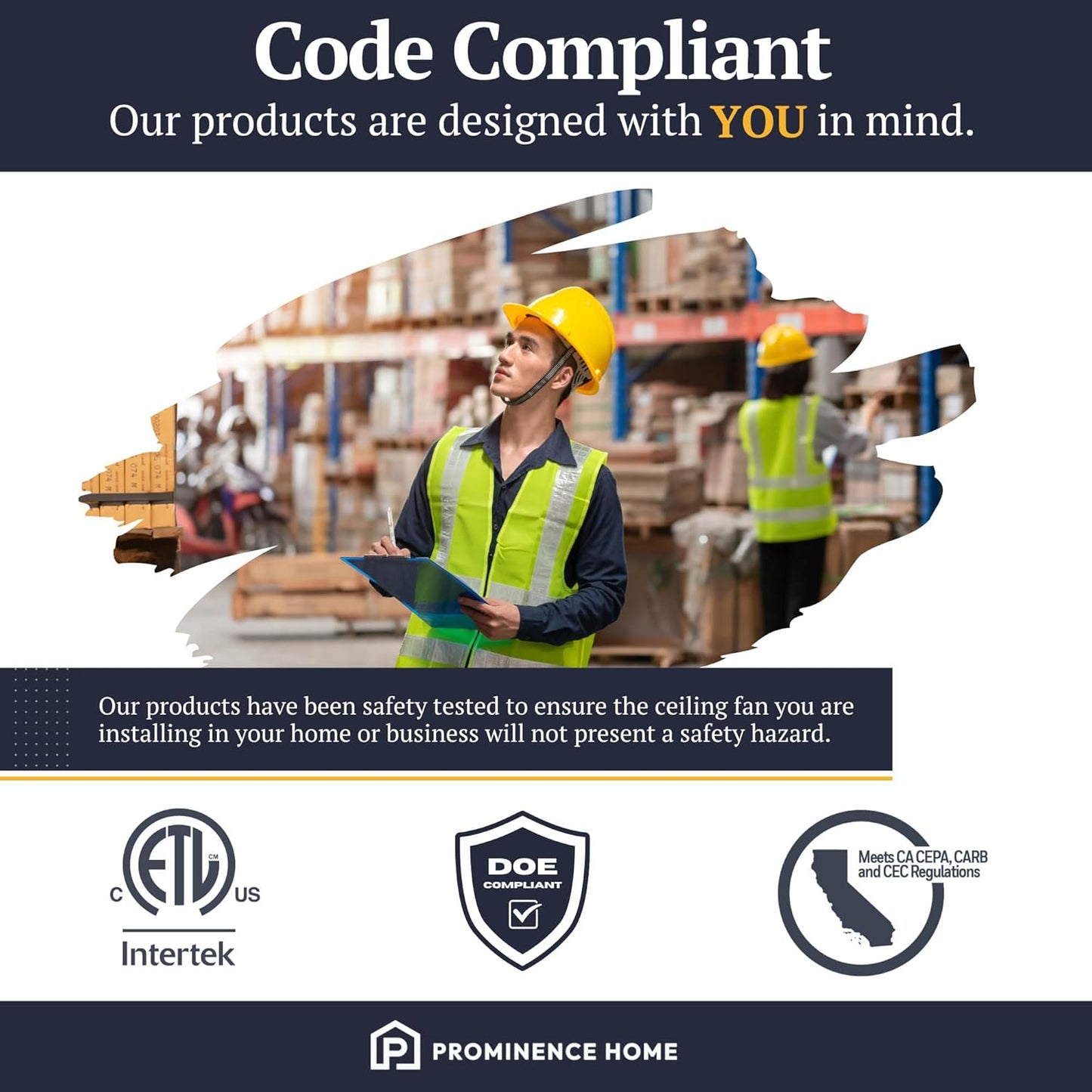 Glenmont, 52 Inch Farmhouse LED Ceiling Fan with Light, Pull Chain, Three Mounting Options, Dual Finish Blades, Reversible Motor - 50388-01 (Pewter)